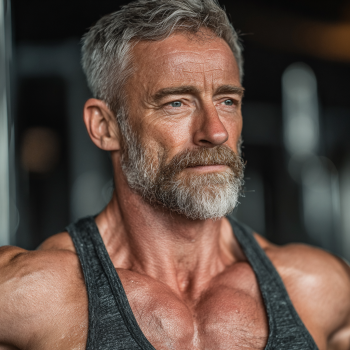 Активні пожилі люди займаються фітнесом